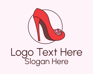 Flower Fashion Heel Logo