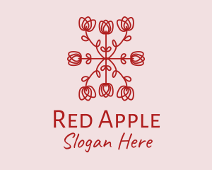 Red Rose Pattern logo