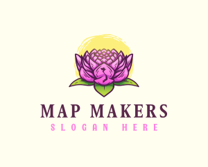 Lotus Flower Vietnam logo design