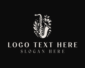 Saxophone Musical Instrument logo