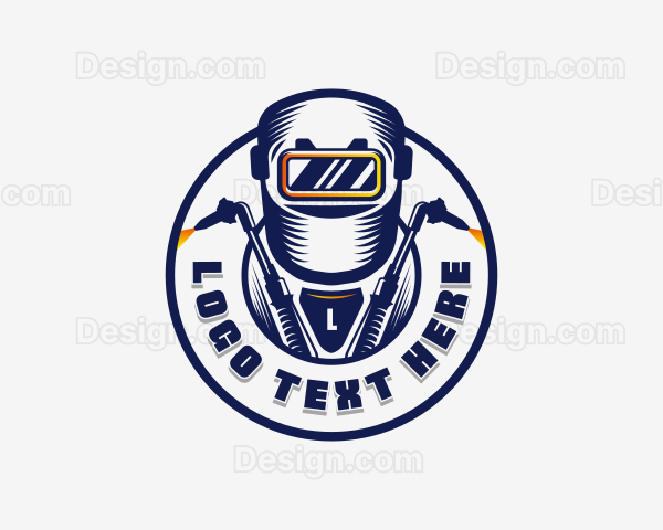 Welding Welder Metalworks Logo