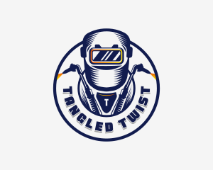 Welding Welder Metalworks logo design