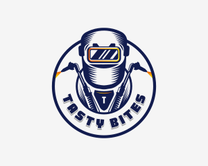 Welding Welder Metalworks logo design