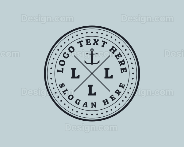 Nautical Sea Anchor Logo