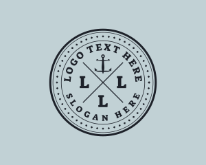 Nautical Sea Anchor logo