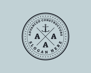 Nautical Sea Anchor logo design