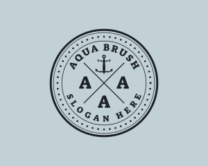 Nautical Sea Anchor logo design