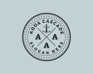 Nautical Sea Anchor logo design