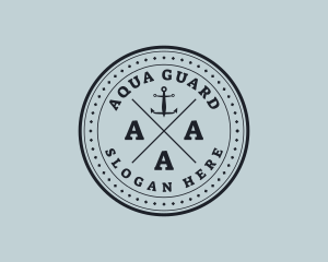 Nautical Sea Anchor logo design