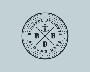 Nautical Sea Anchor logo design