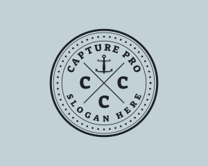 Nautical Sea Anchor logo design