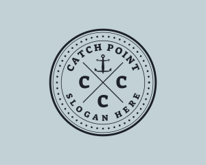 Nautical Sea Anchor logo design