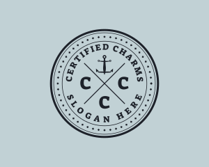 Nautical Sea Anchor logo design