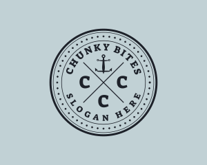 Nautical Sea Anchor logo design