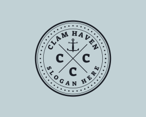 Nautical Sea Anchor logo design