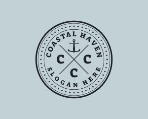 Nautical Sea Anchor logo design