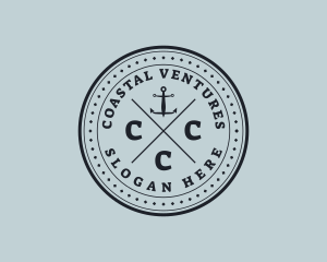 Nautical Sea Anchor logo design