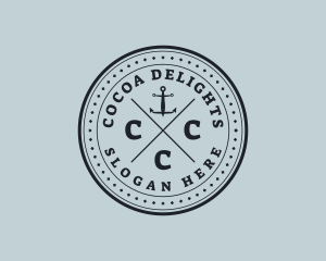 Nautical Sea Anchor logo design