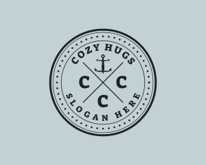 Nautical Sea Anchor logo design