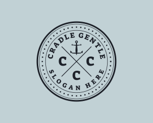 Nautical Sea Anchor logo design