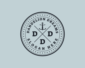 Nautical Sea Anchor logo design