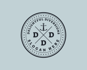 Nautical Sea Anchor logo design