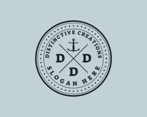 Nautical Sea Anchor logo design