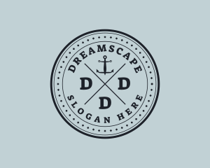 Nautical Sea Anchor logo design