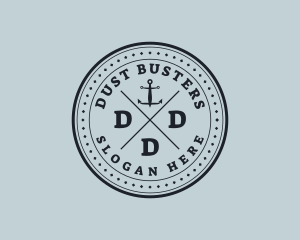 Nautical Sea Anchor logo design