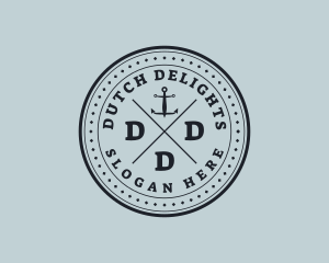 Nautical Sea Anchor logo design