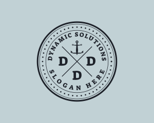 Nautical Sea Anchor logo design