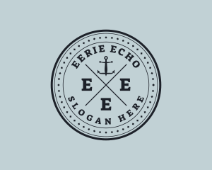 Nautical Sea Anchor logo design