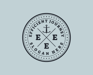 Nautical Sea Anchor logo design