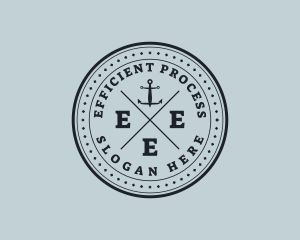 Nautical Sea Anchor logo design