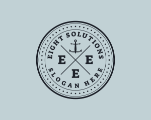 Nautical Sea Anchor logo design