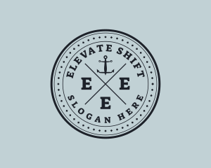 Nautical Sea Anchor logo design