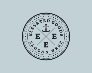 Nautical Sea Anchor logo design