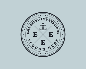 Nautical Sea Anchor logo design