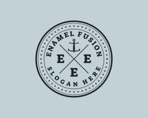 Nautical Sea Anchor logo design