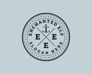 Nautical Sea Anchor logo design