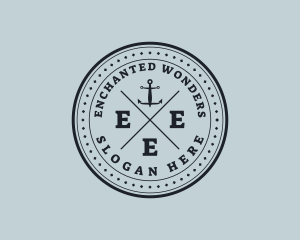 Nautical Sea Anchor logo design