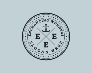 Nautical Sea Anchor logo design