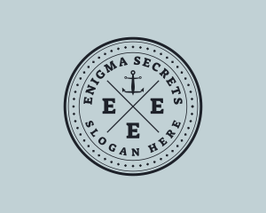 Nautical Sea Anchor logo design