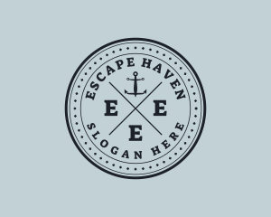 Nautical Sea Anchor logo design