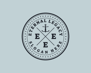 Nautical Sea Anchor logo design