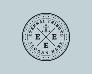 Nautical Sea Anchor logo design