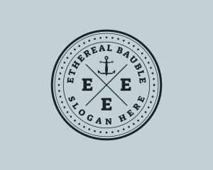 Nautical Sea Anchor logo design