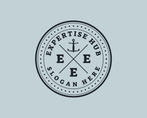 Nautical Sea Anchor logo design