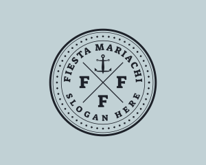 Nautical Sea Anchor logo design