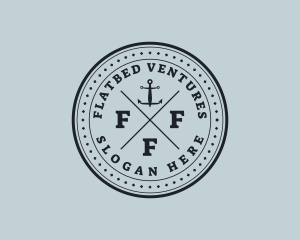 Nautical Sea Anchor logo design